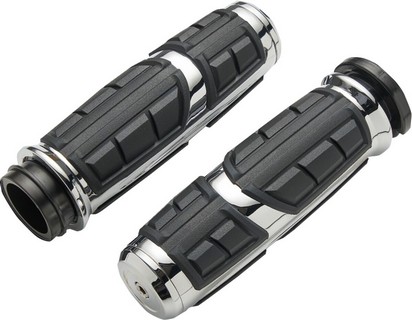 Ciro Grips - Chicane - Tbw - Chrome Grips Chicane Tbw Chrome i gruppen Reservdelar & Tillbehr / Styren & Tillbehr / Handtag, Reglage & Tillbehr  / Handtag hos Blixt&Dunder AB (06303236)