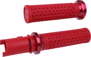  Vans Harley Davidson Grips 24-26 Red/Red i gruppen Reservdelar & Tillbeh�r / Styren & Tillbeh�r / Handtag, Reglage & Tillbeh�r  / Handtag hos Blixt&Dunder AB (06303530)