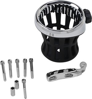 Ciro Drink Holder With Perch Mount Chrome Holder Drink Perch Chr i gruppen Klder & Utrustning / Montering styret hos Blixt&Dunder AB (06360019)
