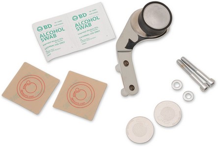 Klock Werks Device Mount Iomounts Left Indian Chrome Io Indian Scou i gruppen Klder & Utrustning / Montering Elektronik hos Blixt&Dunder AB (06360100)