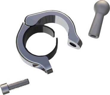 Ciro Clamp Alum Chr 1.125/1.25 Clamp Alum Chr 1.125/1.25 i gruppen Klder & Utrustning / Montering styret hos Blixt&Dunder AB (06360190)