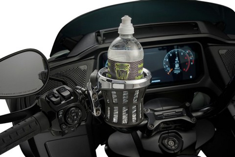 Ciro Drink Holder - Gen 2 - Chrome - Chrome Perch Mount Holder Drink G i gruppen Klder & Utrustning / Montering styret hos Blixt&Dunder AB (06360582)