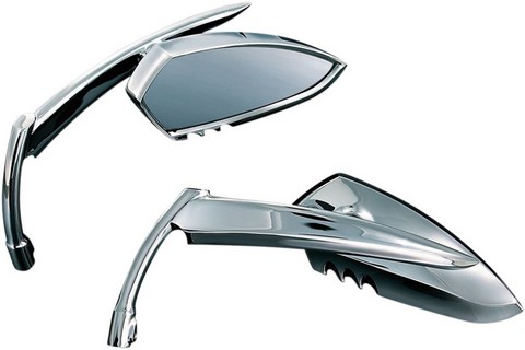 Kuryakyn Scythe Mirrors Chrome Mirrors Scythe - Chrome i gruppen Reservdelar & Tillbehr / Styren & Tillbehr / Backspeglar & Tillbehr / Backspeglar hos Blixt&Dunder AB (06400437)