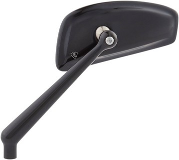 Arlen Ness Mirror T-Drop Lh Black Mirror - Tearchop Forged - Lef i gruppen Reservdelar & Tillbehr / Styren & Tillbehr / Backspeglar & Tillbehr / Backspeglar hos Blixt&Dunder AB (06401458)