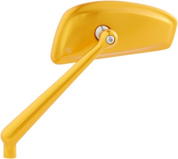 Arlen Ness Mirror T-Drop Lh Gold Mirror - Tearchop Forged - Lef i gruppen Reservdelar & Tillbehr / Styren & Tillbehr / Backspeglar & Tillbehr / Backspeglar hos Blixt&Dunder AB (06401463)