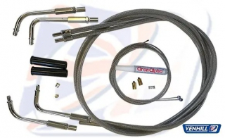 Throttle Cable HD THROTTLE CABLE KIT, BRAIDED. PUSH FIT i gruppen hos Blixt&Dunder AB (06502170)