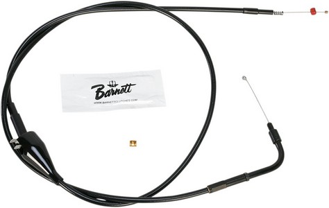 Barnett Idle/Cruise Control Cable Stealth-Black-On-Black Oversize +6