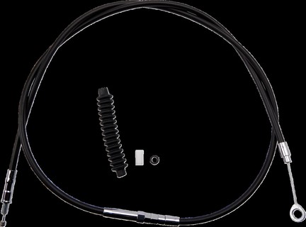 Drag Specialties Clutch Cable High Efficiency Black Vinyl 69 13/16