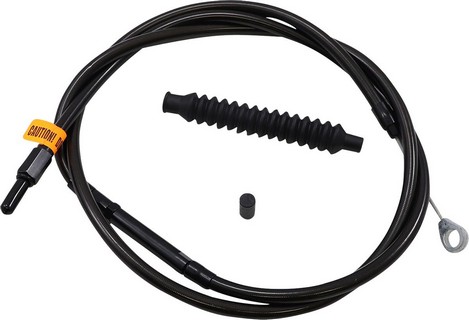 La Choppers Clutch Cable Midnight Stainless For 12
