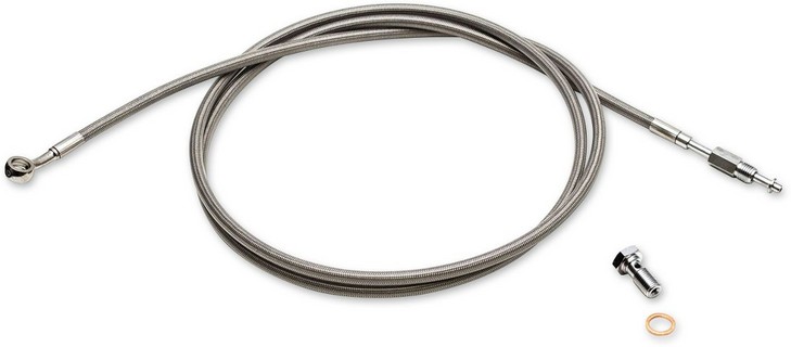 La Choppers Stainless Steel Cvo Clutch Cable For Mini Apes / Stock Len i gruppen Reservdelar & Tillbehr / Styren & Tillbehr / Vajrar / Kopplingsvajer Stlomspunnen hos Blixt&Dunder AB (06522020)