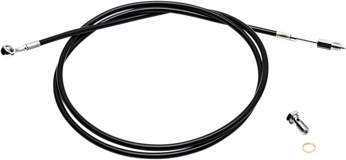 La Choppers Black Vinyl Cvo Clutch Cable For 15