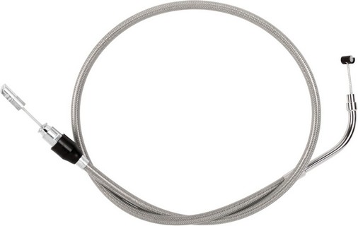 Drag Specialties Clutch Cable - Upper - Stainless Steel Cable Clutch Q i gruppen  hos Blixt&Dunder AB (06523176)