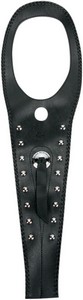 Mustang Tank Bib Vinyl Studded Hook-And-Loop Straps Black Bib Tank Stu i gruppen Reservdelar & Tillbehr / Tankar / Tankpanel hos Blixt&Dunder AB (07010211)