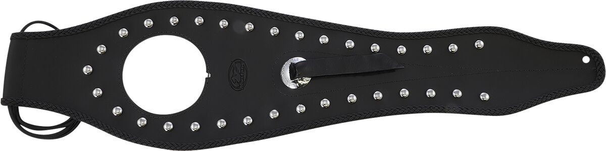 Mustang Tank Bib Vinyl Studded Hook-And-Loop Straps Black Bib Tank Stu i gruppen Reservdelar & Tillbehr / Tankar / Tankpanel hos Blixt&Dunder AB (07010380)