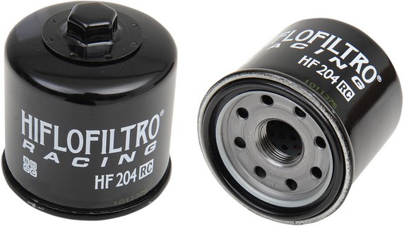 Hiflofiltro Oil Filter Spin-On Racing With Nut Paper Glossy Black Oil i gruppen Servicedelar & Olja / Slitdelar & underhll / Slitdelar vriga mrken / Oljefilter hos Blixt&Dunder AB (07120437)