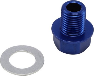 Koso North America Adapter Oil Temperature Blue Oil Adptr M14X1.5X15 i gruppen Reservdelar & Tillbehr / Mtare / Temperaturmtare hos Blixt&Dunder AB (07130134)