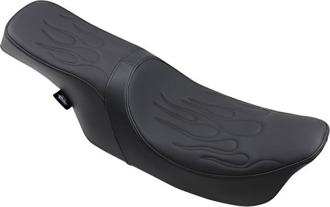 Drag Specialties Seat Predator 2-Up Rear 2-Up Vinyl Black Seat 2Up Pre i gruppen Reservdelar & Tillbehr / Ram och chassidelar / Sadlar / Sadlar Touring hos Blixt&Dunder AB (08010369)