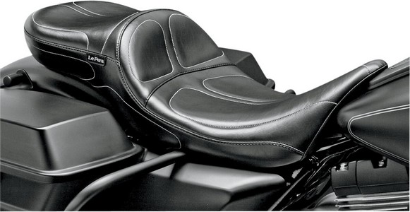 Le Pera Seat Maverick Special Two-Up Daddy Long Legs Black Seat Mavric i gruppen Reservdelar & Tillbehr / Ram och chassidelar / Sadlar / Sadlar Touring hos Blixt&Dunder AB (08010476)