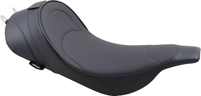 Drag Specialties Seats Seat Solo Front Solo Vinyl Black Seat Solo Dbr i gruppen Reservdelar & Tillbehr / Ram och chassidelar / Sadlar / Sadlar Touring hos Blixt&Dunder AB (08010491)