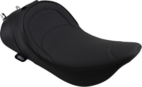 Drag Specialties Seat Solo Front Solo Vinyl Black Seat Solo Dbr Mld97- i gruppen Reservdelar & Tillbehr / Ram och chassidelar / Sadlar / Sadlar Touring hos Blixt&Dunder AB (08010493)