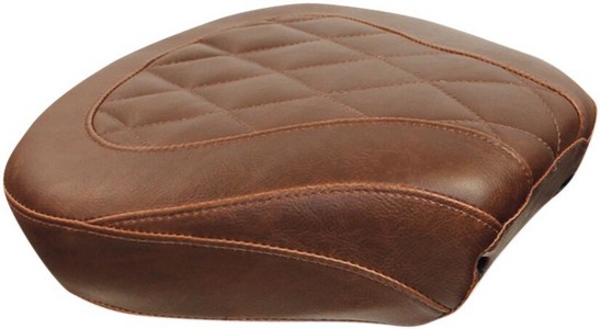 Mustang Pillion Pad Wide Tripper? Diamond Stitch Brown Seat Rear Wdtri i gruppen Reservdelar & Tillbehr / Ram och chassidelar / Sadlar / Sadlar Touring hos Blixt&Dunder AB (08010746)