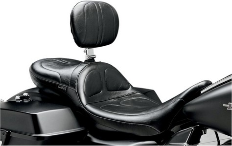 Le Pera Seat Maverick Daddy Long Legs With Driver Backrest Black Seat i gruppen Reservdelar & Tillbehr / Ram och chassidelar / Sadlar / Sadlar Touring hos Blixt&Dunder AB (08010758)