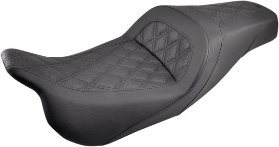 Saddlemen 2-Up Seat Slim Front|Rear Leather|Saddlehyde?|Saddlegel? Bla i gruppen Reservdelar & Tillbehr / Ram och chassidelar / Sadlar / Saddlemen hos Blixt&Dunder AB (08011014)
