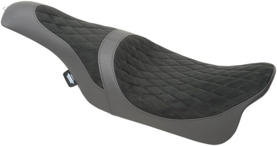 Drag Specialties Seat Cabalero Forward Suede Diamond Black Seat Cabale i gruppen Reservdelar & Tillbehr / Ram och chassidelar / Sadlar / Sadlar Touring hos Blixt&Dunder AB (08011038)