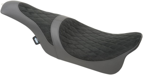Drag Specialties Seats Seat Cabalero Forward Suede Diamond Black Seat i gruppen Reservdelar & Tillbehr / Ram och chassidelar / Sadlar / Sadlar Touring hos Blixt&Dunder AB (08011038)