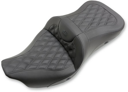 Saddlemen 2-Up Heated Seat Road Sofa Ls Heated Front|Rear Leather|Sadd i gruppen Reservdelar & Tillbehr / Ram och chassidelar / Sadlar / Saddlemen hos Blixt&Dunder AB (08011042)
