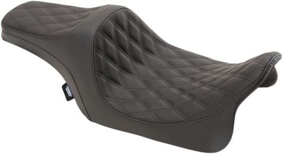 Drag Specialties Seat Predator Iii Double Diamond Black/Black Seat Dbl i gruppen Reservdelar & Tillbehr / Ram och chassidelar / Sadlar / Sadlar Touring hos Blixt&Dunder AB (08011114)