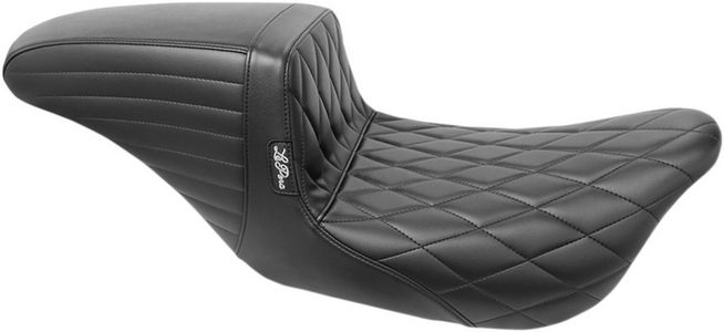 Le Pera Seat Kickflip Black/Diamond Cut Seat Kickflip Diam 08+ Fl i gruppen Reservdelar & Tillbehr / Ram och chassidelar / Sadlar / Sadlar Touring hos Blixt&Dunder AB (08011121)