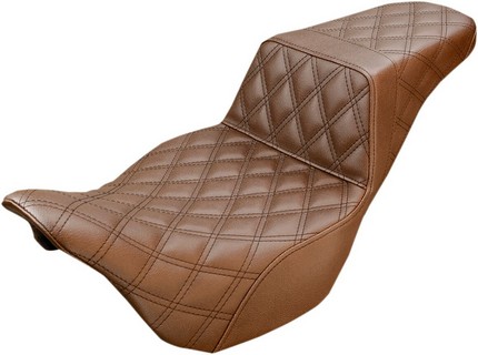 Saddlemen Seat Step Up Ls Front Lattice Brown Seat Step Up Flt 08-Up - i gruppen Reservdelar & Tillbehr / Ram och chassidelar / Sadlar / Sadlar Touring hos Blixt&Dunder AB (08011136)