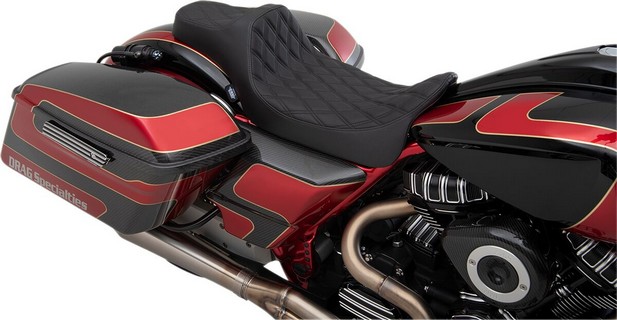 Drag Specialties Seats Seat Prediii Extnd Dd Blk Seat Predator Iii - E i gruppen  hos Blixt&Dunder AB (08011260)