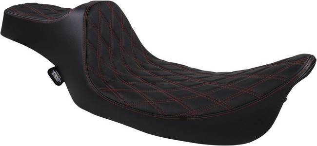 Drag Specialties  Seat Pred 3 Ex Rch Dd Red i gruppen  hos Blixt&Dunder AB (08011371)