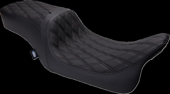 Drag Specialties Seats Seat Predator 2Up W/Backrest Option Blk Dd Viny i gruppen  hos Blixt&Dunder AB (08011500)