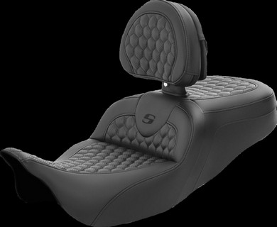 Saddlemen Roadsofa? Seat - Heated - With Backrest Seat Road Sofa - F i gruppen Reservdelar & Tillbehr / Ram och chassidelar / Sadlar / Sadlar Touring hos Blixt&Dunder AB (08011554)