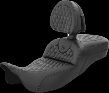 Saddlemen Roadsofa? Seat - Heated - With Backrest - Extended Reach S i gruppen Reservdelar & Tillbehr / Ram och chassidelar / Sadlar / Sadlar Touring hos Blixt&Dunder AB (08011558)