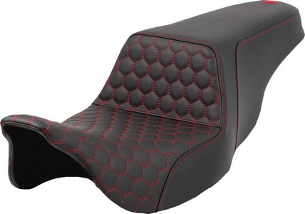 Saddlemen Seat Step Up Hc Red Stitch Seat Step Up Hc Red Stitch i gruppen Reservdelar & Tillbehr / Ram och chassidelar / Sadlar / Sadlar Touring hos Blixt&Dunder AB (08011566)
