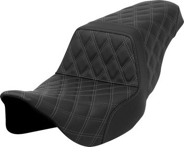 Saddlemen Step-Up Seat - Lattice Stitch - Gray Stitch Seat Step Up Ls i gruppen Reservdelar & Tillbehr / Ram och chassidelar / Sadlar / Sadlar Touring hos Blixt&Dunder AB (08011584)