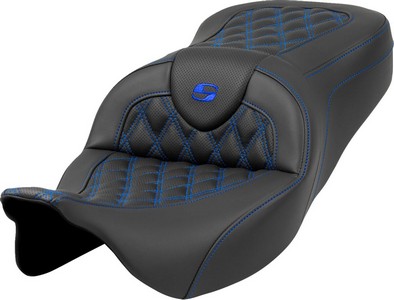 Saddlemen Roadsofa? Seat - Lattice Stitch - Blue Stitch Seat Road So i gruppen Reservdelar & Tillbehr / Ram och chassidelar / Sadlar / Sadlar Touring hos Blixt&Dunder AB (08011594)