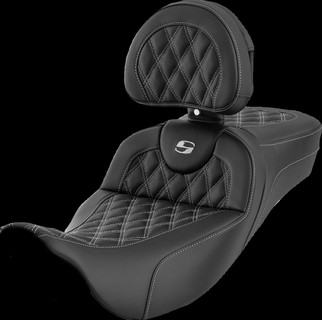 Saddlemen Seat Roadsofa Ls Ext Rch Silver Stitch Seat Roadsofa Ls Ext i gruppen Reservdelar & Tillbehr / Ram och chassidelar / Sadlar / Sadlar Touring hos Blixt&Dunder AB (08011623)