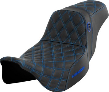 Saddlemen Pro Series Sdc Performance Seat - Without Backrest - Blue St i gruppen Reservdelar & Tillbehr / Ram och chassidelar / Sadlar / Sadlar Touring hos Blixt&Dunder AB (08011655)