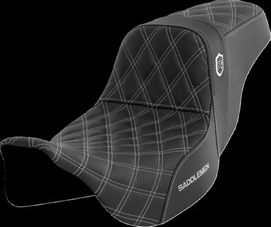 Saddlemen Pro Series Sdc Performance Seat - Without Backrest - Silver i gruppen Reservdelar & Tillbehr / Ram och chassidelar / Sadlar / Sadlar Touring hos Blixt&Dunder AB (08011660)