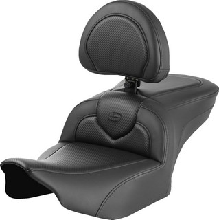 Saddlemen Roadsofa? Seat - With Backrest - Carbon Fiber Seat Roadsof i gruppen Reservdelar & Tillbehr / Ram och chassidelar / Sadlar / Sadlar Touring hos Blixt&Dunder AB (08011738)