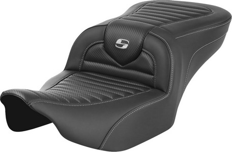 Saddlemen Roadsofa Seat - Without Backrest - Carbon Fiber Seat Road i gruppen Reservdelar & Tillbehr / Ram och chassidelar / Sadlar / Sadlar Touring hos Blixt&Dunder AB (08011773)