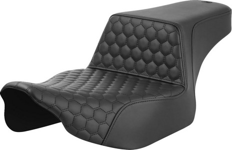 Saddlemen Step-Up Seat - Extendeded Reach - Front Honeycomb - Black St i gruppen Reservdelar & Tillbehr / Ram och chassidelar / Sadlar / Sadlar Touring hos Blixt&Dunder AB (08011831)