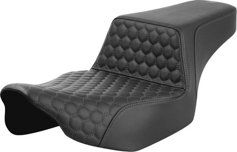 Saddlemen Step-Up Seat - Extendeded Reach - Front Honeycomb - Gray Sti i gruppen Reservdelar & Tillbehr / Ram och chassidelar / Sadlar / Sadlar Touring hos Blixt&Dunder AB (08011833)