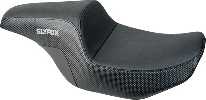 Slyfox Slyfox Tour Seat - Vinyl W/ Slipstop - Gray Logo - Fl '23-'24 S i gruppen Reservdelar & Tillbehr / Ram och chassidelar / Sadlar / Sadlar Touring hos Blixt&Dunder AB (08011840)