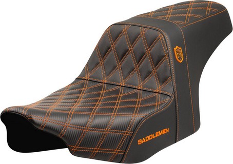 Saddlemen Seat Sdc Performance Grip Orange Stitch Seat Sdc Performance i gruppen Reservdelar & Tillbehr / Ram och chassidelar / Sadlar / Sadlar Touring hos Blixt&Dunder AB (08012002)